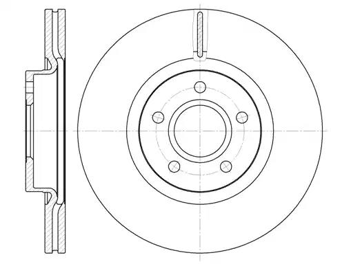 Гальмівний диск 671110 ROAD HOUSE
