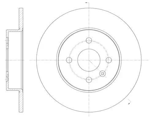 Гальмівний диск 678900 ROAD HOUSE       