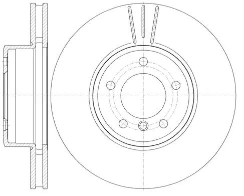Гальмівний диск 685310 ROAD HOUSE