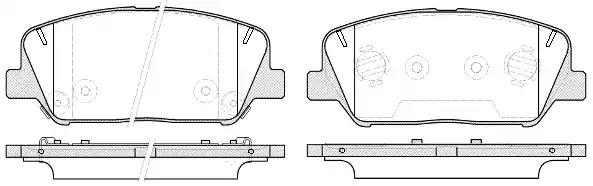 Remsa гальмівні колодки передн.opel corsa d  peugeot 1.6hdi 09- 139812 REMSA