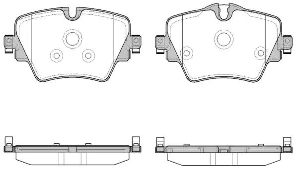 Remsa bmw колодки гальмівні передні 1 f4023 g2045 g30x1 f48x2x3 g01x4 162508 REMSA