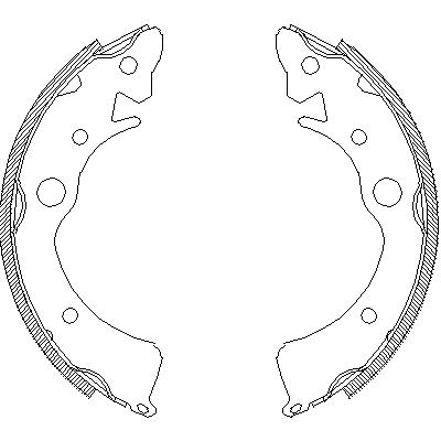 Remsa honda  колодки гальмівні барабанні civic 1. 31.51.6 84-91 180x31 409600 REMSA