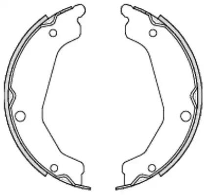 Колодки гальмівні барабанні 469400 REMSA