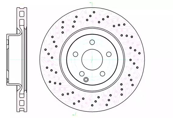 Гальмівний диск 6103210 REMSA