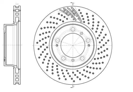 Гальмівний диск 6113311 REMSA