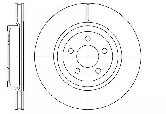 Гальмівний диск 6126910 REMSA