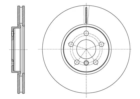 Remsa bmw диск гальмівний передній x1/f48 6159610 REMSA