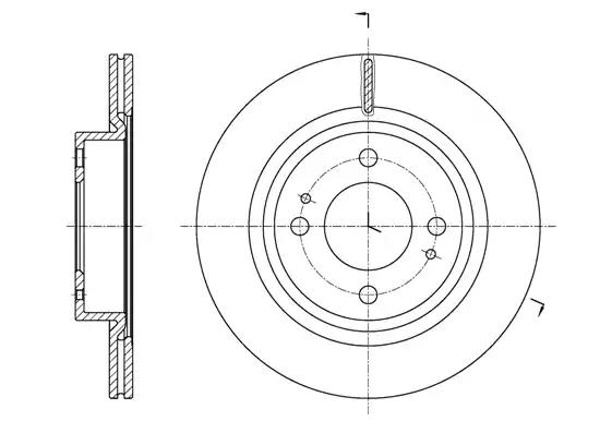 Гальмівний диск 6162110 REMSA