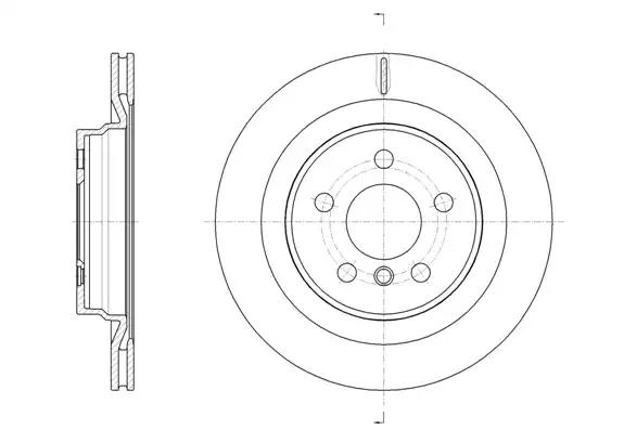 Remsa bmw диск гальмівний задній 1/f40 x1/f48 6163210 REMSA