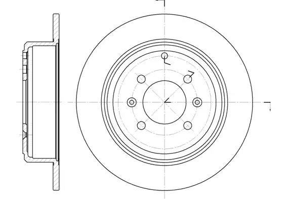 Гальмівний диск 649800 REMSA