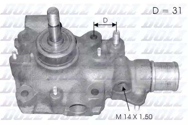 Помпа dolz iveco daily 30.10/daily 30.8/daily 35.10/daily ii kasten/kombi 25-28 89-99 B114 DOLZ