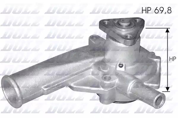 Насос охолоджувальної рідини, охолодження двигуна F137 DOLZ