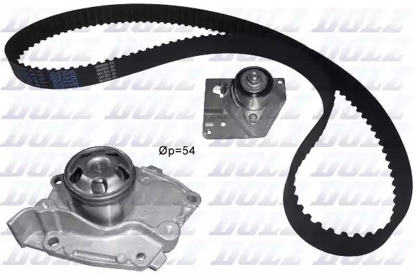 Dolz nissan к-т грм помпа + ремінь + ролик primera hatchback p12 1.9 dci 03-07... KD027 DOLZ