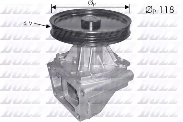Dolz fiat помпа води з корпусом fiorinotipotempra 1.4/1.6 89- S146 DOLZ