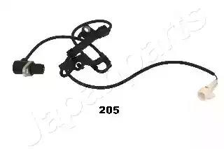Датчик, кількість обертів колеса ABS205 JAPAN PARTS