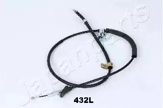 Japanparts honda трос ручн.гальма лів.accord 03- BC432L JAPAN PARTS