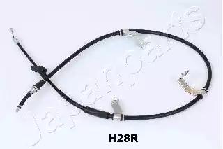 Japanparts hyundai трос ручн.гальма прав.tucson 04- BCH28R JAPAN PARTS