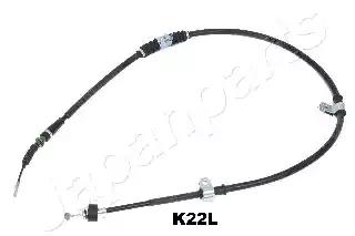 Japanparts kia трос ручн.гальма лів.cerato 11/04 - BCK22L JAPAN PARTS