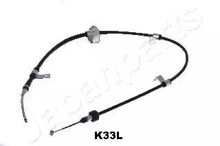 Japanparts hyundai трос ручного гальма accent 14 05- BCK33L JAPAN PARTS