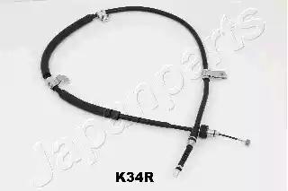 Тросовий привод, стоянкове гальмо BCK34R JAPAN PARTS