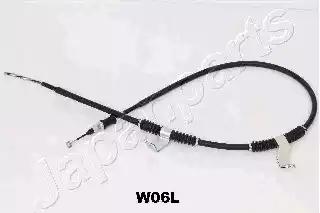 Japanparts chevrolet трос ручн.гальма лів.lacettinubira 03- BCW06L JAPAN PARTS