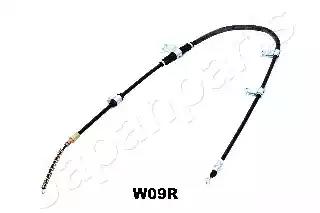 Japanparts chevrolet трос ручн.гальма прав.aveo 02- BCW09R JAPAN PARTS