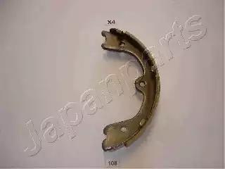Комплект гальмівних колодок, стоянкове гальмо GF108AF JAPAN PARTS
