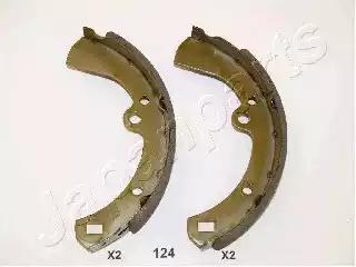 Комплект гальмівних колодок GF124AF JAPAN PARTS