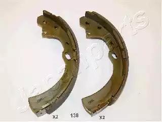 Комплект гальмівних колодок GF138AF JAPAN PARTS