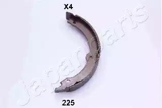 Комплект гальмівних колодок, стоянкове гальмо GF225AF JAPAN PARTS