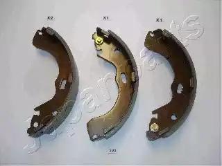 Japanparts mazda гальмівні колодки задн.626  -02 GF309AF JAPAN PARTS