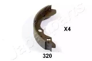 Комплект гальмівних колодок, стоянкове гальмо GF320AF JAPAN PARTS