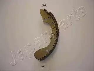 Комплект гальмівних колодок GF327AF JAPAN PARTS