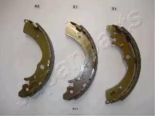 Комплект гальмівних колодок GF411AF JAPAN PARTS