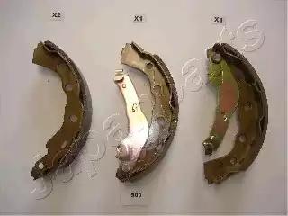 Комплект гальмівних колодок GF500AF JAPAN PARTS