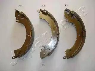 Комплект гальмівних колодок GF501AF JAPAN PARTS