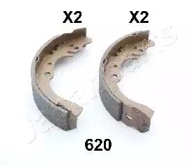Комплект гальмівних колодок GF620AF JAPAN PARTS