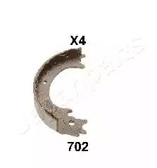 Комплект гальмівних колодок, стоянкове гальмо GF702AF JAPAN PARTS