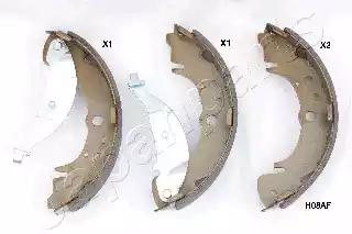 Комплект гальмівних колодок GFH08AF JAPAN PARTS