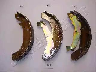 Комплект гальмівних колодок GFK08AF JAPAN PARTS