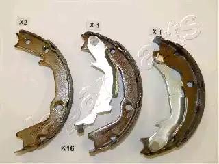 Комплект гальмівних колодок GFK16AF JAPAN PARTS