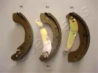 Комплект гальмівних колодок GFW02AF JAPAN PARTS