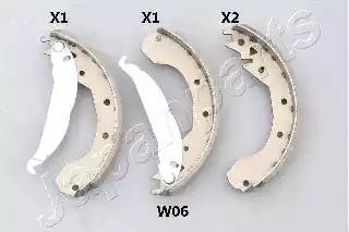 Japanparts opel гальмівні колодки задні барабан kadett record combo... GFW06AF JAPAN PARTS