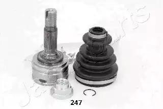 Japanparts citroen шркш зовнішній к-кт 24/20 зуб.c1peugeot 107toyota aygo 05- GI247 JAPAN PARTS