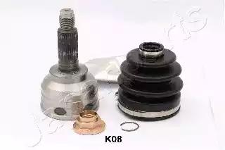 Комплект шарнірів, приводний вал GIK08 JAPAN PARTS