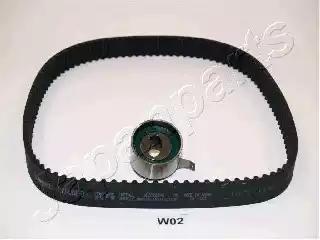 Japanparts к-т грм ремінь+ ролик daewoo matiz 0.8 KDDW02 JAPAN PARTS