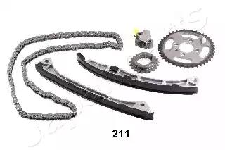 Japanparts toyota к-т ланцюга грм ланцюг+2 зірочки+2... KDK211 JAPAN PARTS