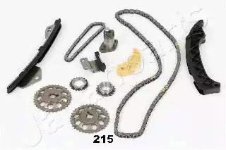Japanparts toyota к-кт. ланцюга  грм corolla 1.6 09- KDK215 JAPAN PARTS
