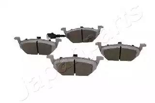 Комплект гальмівних накладок, дискове гальмо PA0043AF JAPAN PARTS