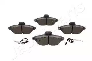 Japanparts fiat гальмівні колодки передн.scudocitroen jumpypeugeot 95- PA0063AF JAPAN PARTS